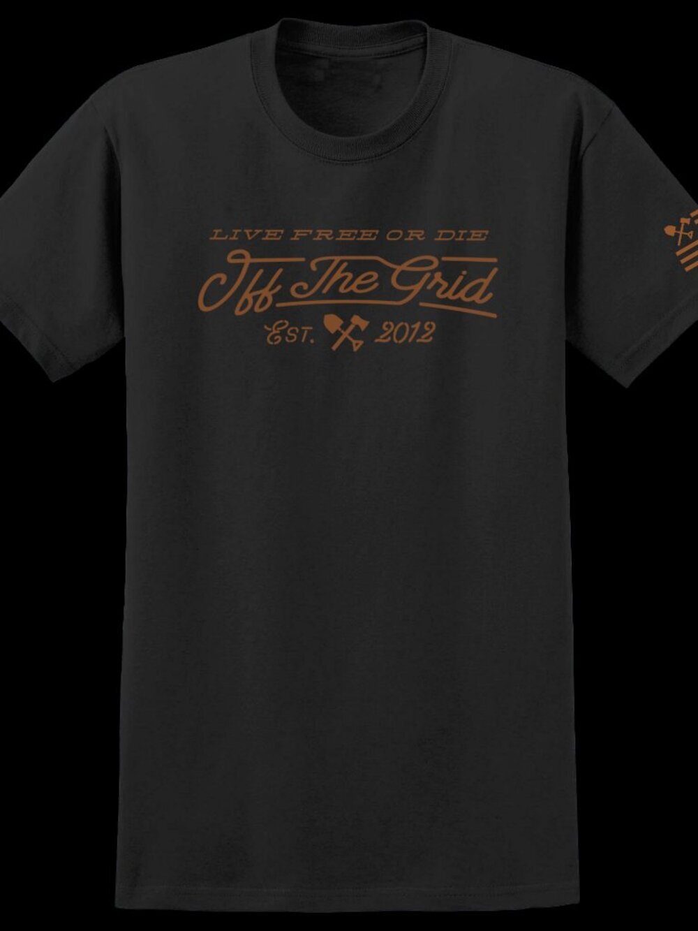 Off The Grid Surplus A Train Tee Shirt - Black